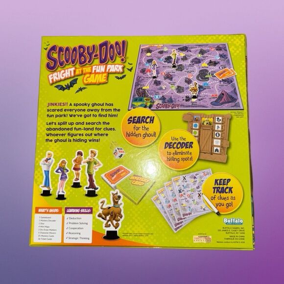 Open Box Scooby-doo Fright at the Fun Park Game Complete - Picture 11 of 12